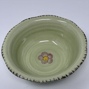 Franciscan Flora Verde (Green) Coupe Cereal Bowl 5 5/8 in.